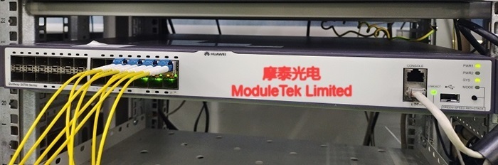  光模塊接入交換機示意圖