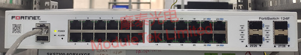  FORTISWITCH 124F設(shè)備上電