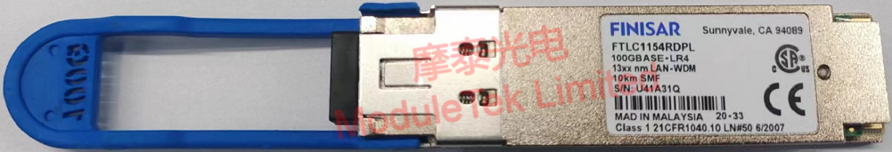  FINISAR QSFP28-100G-LR4光模塊實(shí)物圖