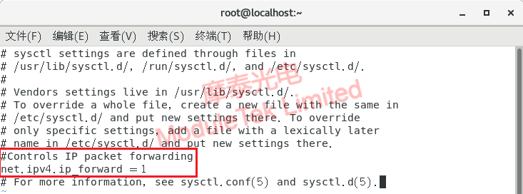 開(kāi)啟網(wǎng)絡(luò)轉(zhuǎn)發(fā)功能