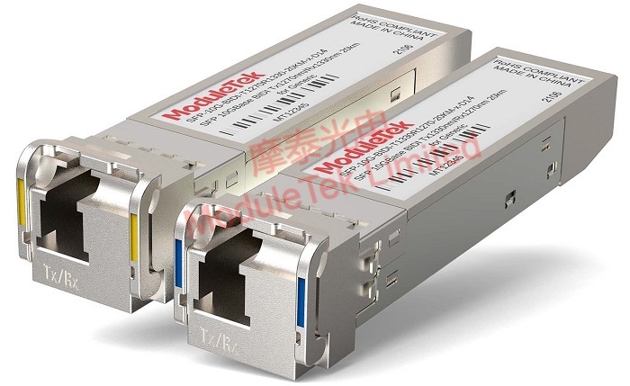 SFP-10G-BIDI-Txxxx/Rxxxx-20KM-I-D14光模塊外觀