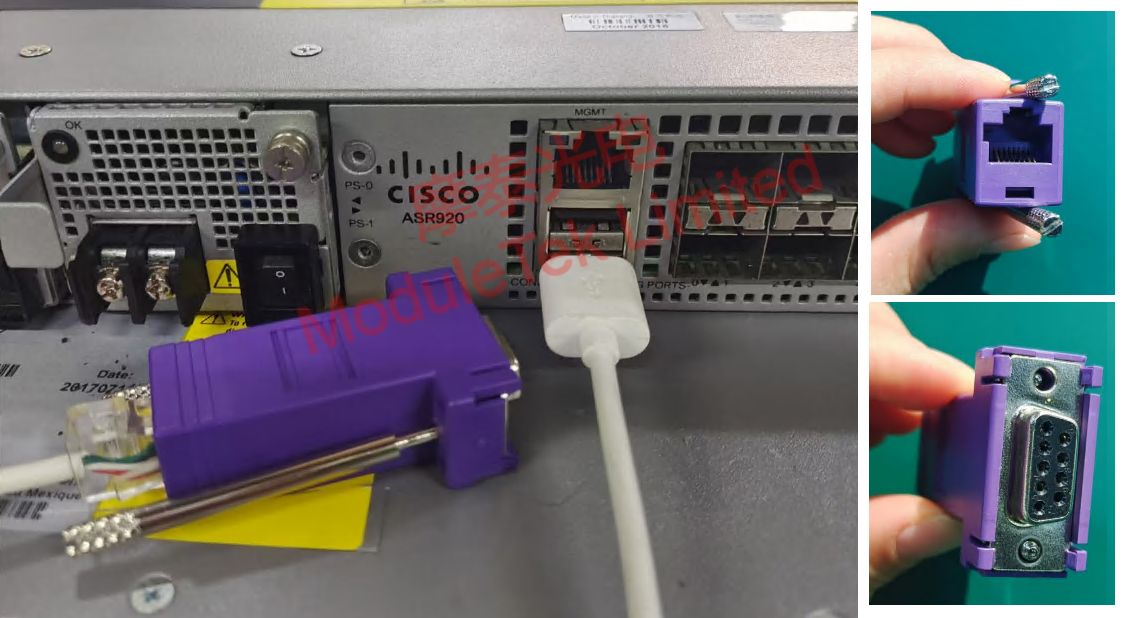 自制串口線連接路由器