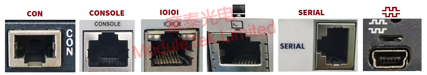 交換機(jī)面板串口標(biāo)識展示