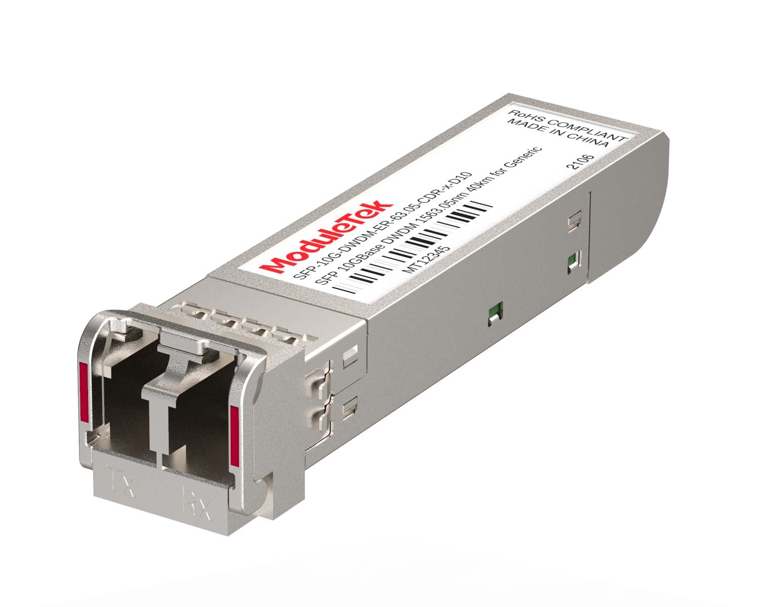 10G SFP+ DWDM 40km 帶CDR 